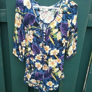 Hawaiian Print Tropical Festival Romper
